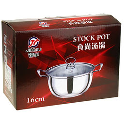 "Золушка" Кастрюля из нержавеющей стали 1л, д16см, h9см, стеклянная крышка, бакелитовые ручки, без теплораспределительного дна, цветная коробка (Китай)