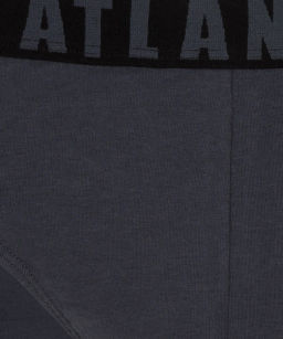 ATLANTIC 3MP-094/02 Трусы спорт Solid - набор 3 шт. шоколадный + графитовый + черный  фото 5