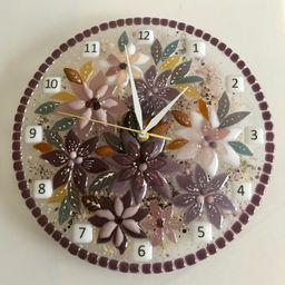 Настенные часы Сиреневые