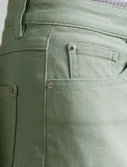 Джинсы из денима с эластаном