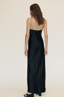 LONG SATIN DRESS - Zara фото 4