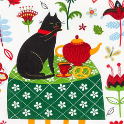 Набор кухонных полотенец Доляна Тебе, 35х60см-4шт, 100% хлопок  фото 7