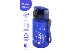 Бутылка для воды 350 мл 6,8*6,8*17 см "Style Matte" космос синий
