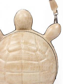 LACCOMA сумка ИГР2517-черепаха-белый эко кожа  фото 3