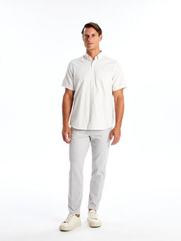 Regular Fit K?sa Kollu Ekose Erkek G?mlek