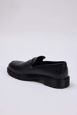 Siyah Hakiki Deri Erkek Loafer Ayakkab? TAKAW26LA00004 - Trendyolmilla фото 4