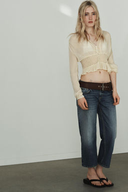 LACE GAUZE SHIRT - Zara фото 10