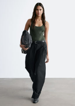 Camiseta de tirantes de punto - H&m фото 3