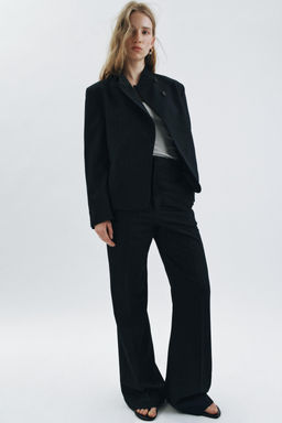 HIGH NECK PINSTRIPE BLAZER ZW COLLECTION - Zara фото 20