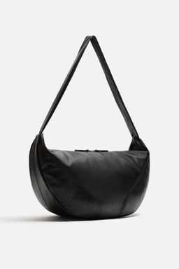 LEATHER SHOULDER BAG - Zara фото 4