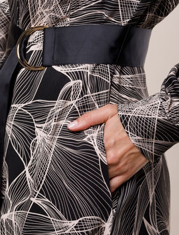 VILATTE / Платье А-силуэта из премиальной вискозы-твил фото 6