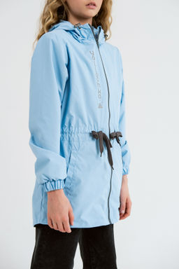 Ветровка "Софт" для девочки голубой