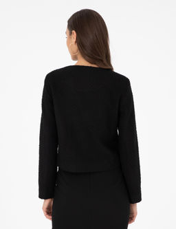 Siyah Crop Top Ceket - Pierre cardin фото 5