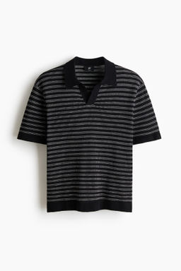 Polo en mezcla de lino Regular Fit - H&m фото 3