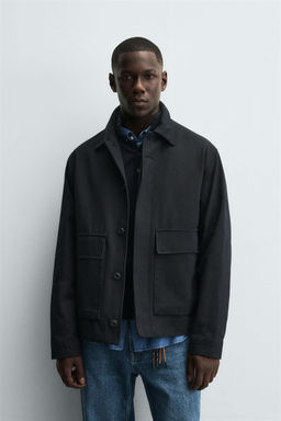 TWILL TEXTURED OVERSHIRT - Zara фото 2