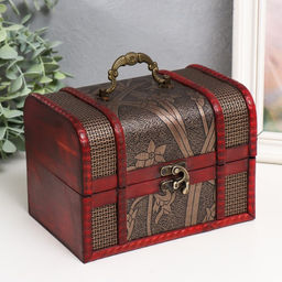 Набор шкатулок для украшений «Сундучок. Листва», дерево, 3 шт.