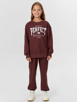 Комплект для девочек коричневый