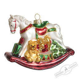 Лошадка-качалка (стекло) 7,5х6,5х10 см