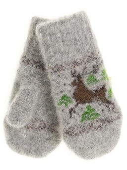 Варежки детские круговые Олень 0306-2 - Рассказовские варежки фото 3