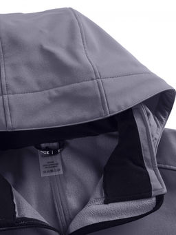 Парка спортивная женская с капюшоном softshell темно-серого цвета 9568TC - Mtforce фото 24