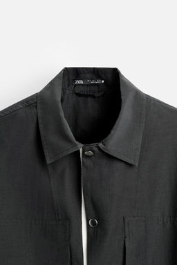 OVERSHIRT WITH POCKETS - Zara фото 9