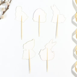 Набор для украшения кулича Счастья в доме на пасху, 5?3.9 см