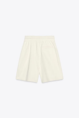 RUSTIC PLEATED BERMUDA SHORTS - Zara фото 6