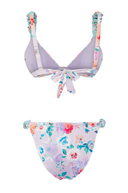 Trendyolmilla Cicek Desenli Buzgu Detayl? Ucgen Normal Bel Bikini Tak?m? TBESS25BT00200 фото 6