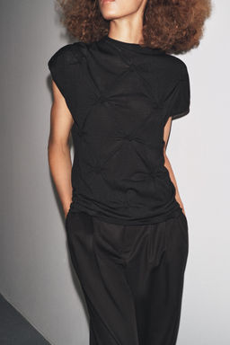 KNOT DETAIL KNIT TOP - Zara фото 13