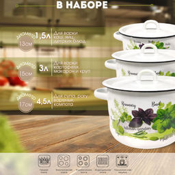 ЭМ_Набор 3 пред "33-Базилик белый" (1,5+3+4,5), 4-324/4 Магнитогорск