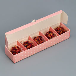 Цена за 5 шт. Коробка для конфет Love, 5 х 21 х 3.3 см - Дарите счастье фото 3