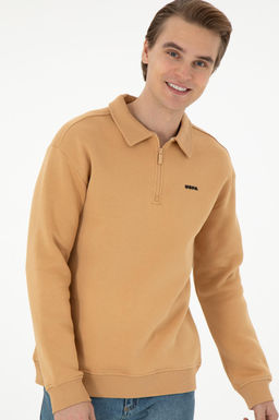 Мужской базовый свитшот Camel Неожиданная скидка в корзине - U.s. polo assn фото 3