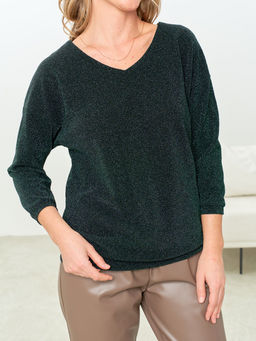 джемпер с люрексом