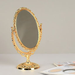 Зеркало настольное 22*15 см / CW419-20 /уп 72/ - Галеонтрейд фото 2