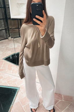 DOUBLE KNIT SWEATER - Zara фото 18