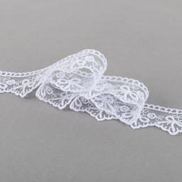 Кружево Gamma сетка 28 мм GKM-2801M в пакете 8.8 м 0.2 Турция TL001WH белый