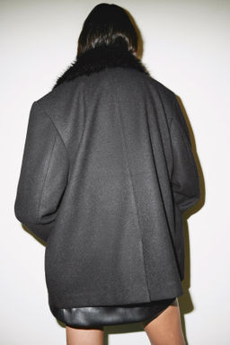Chaquet?n marinero con cuello efecto pelo - H&m фото 5