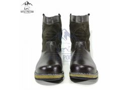 Мини-монголки мужские коричневые, войлочная подошва,