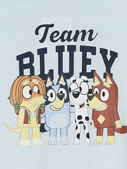 Bluey Bask?l? Erkek ?ocuk Pijama Tak?m?