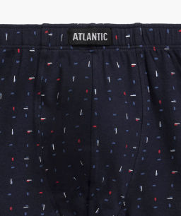 ATLANTIC 3MH-194 Трусы шорты Multicolor - набор 3 шт. темно-синий + голубой + темно-синий  фото 6