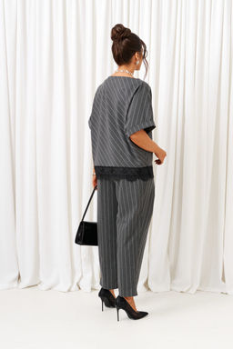 Костюм Beautiful Free 6442 темно-серый в полоску