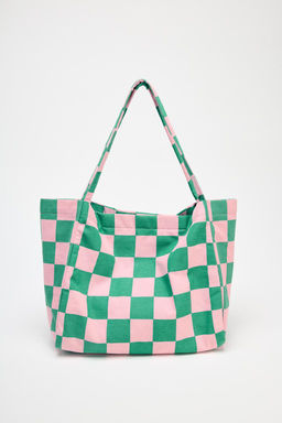 FABRIC DESIGN TOTE BAG - Zara фото 3