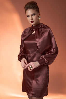 Платье Мия (шоколадный) - Эльза фото 17