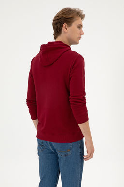 Erkek Bordo Basic Sweatshirt Sepette S_rpriz _ndirim - U.s. polo assn фото 5