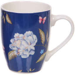 Цена за 2 шт. Кружка керамическая 350мл "Цветочная фантазия", микс рисунков