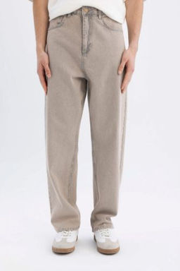 Baggy Fit Genis Kal?p Normal Bel Genis Paca Jean Pantolon