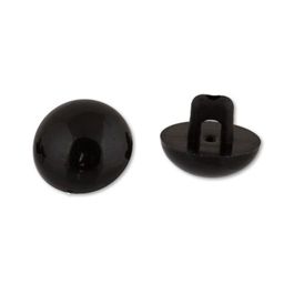 HobbyBe SOP- 10-5 Глаза пластиковые пришивные d 10.5 мм 24 шт. черный