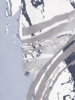 Палантин жен. виск+шерсть 65х190 LG33-619-11