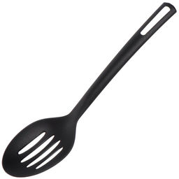 Ложка поварская нейлон, с прорезями, навеска, Daniks, Эконом Turin, YW-KT309-5 (456522)