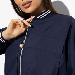 Бомбер, Городской вайб (blue) - Charutti фото 3